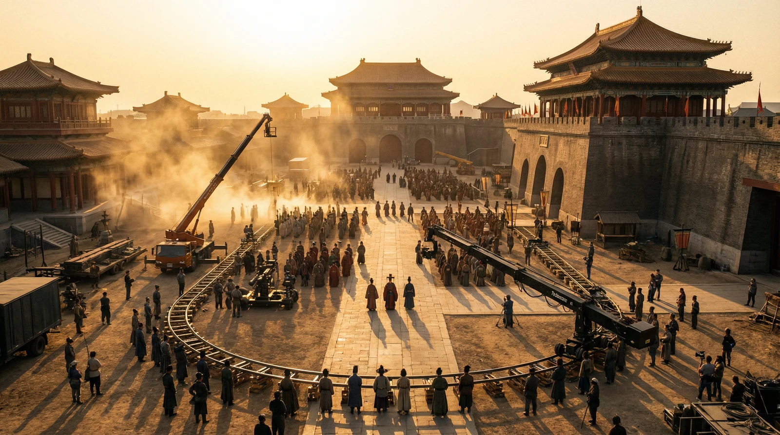 成人视频国产视频栏目大型影视拍摄基地全景